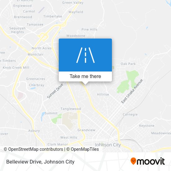 Belleview Drive map