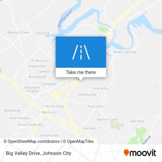 Big Valley Drive map