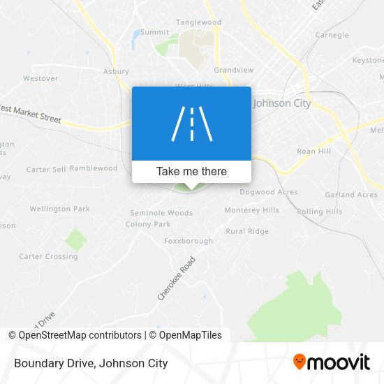 Boundary Drive map