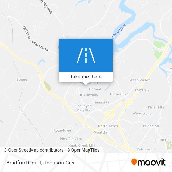 Bradford Court map