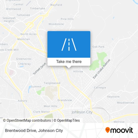 Mapa de Brentwood Drive