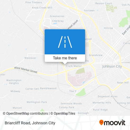 Mapa de Briarcliff Road