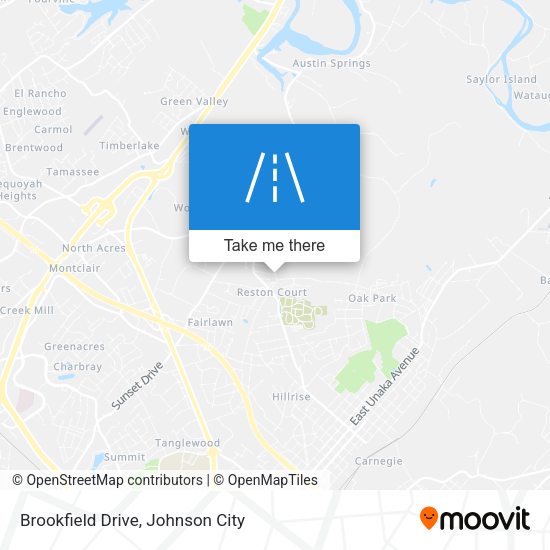 Brookfield Drive map