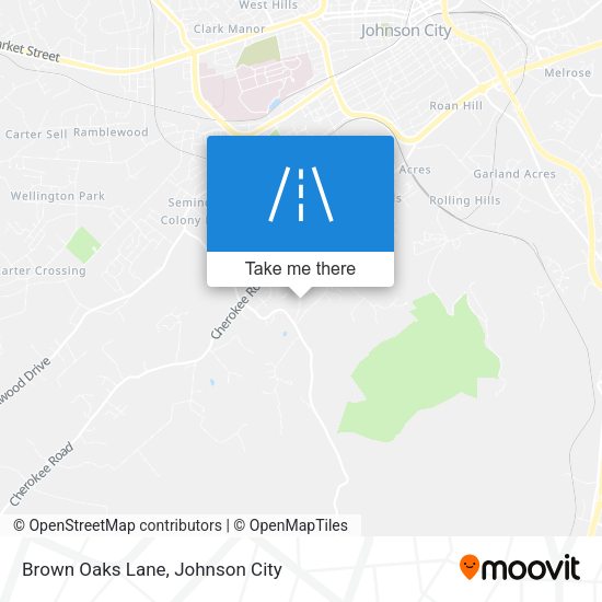 Mapa de Brown Oaks Lane