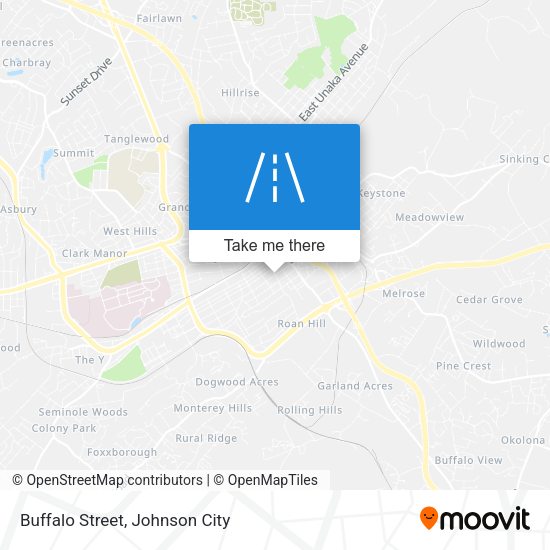 Mapa de Buffalo Street