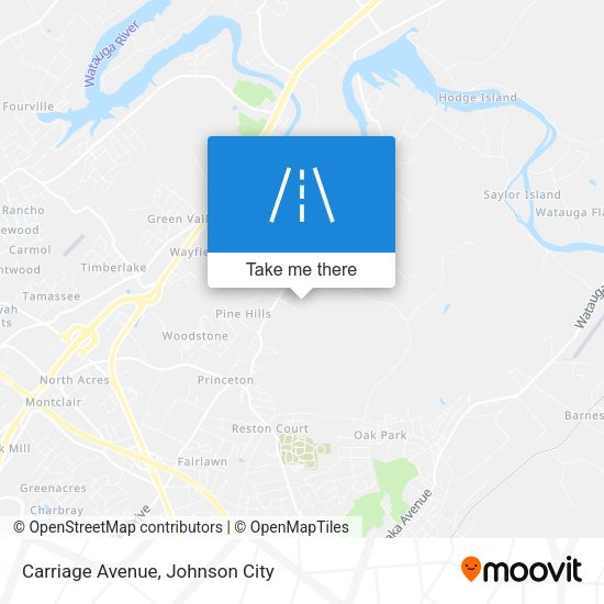 Carriage Avenue map