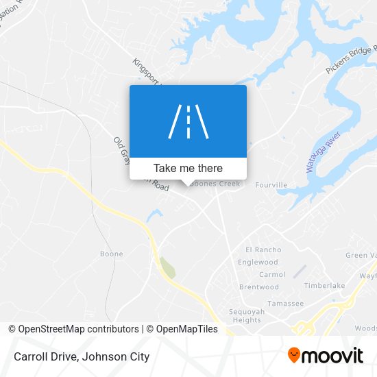 Carroll Drive map