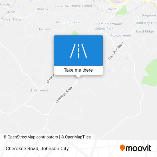 Mapa de Cherokee Road