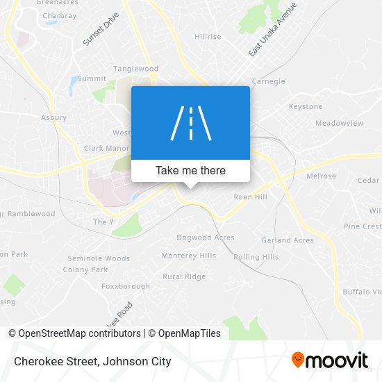 Mapa de Cherokee Street