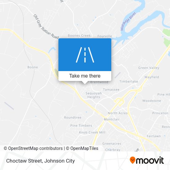Choctaw Street map