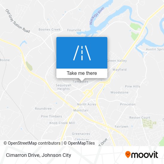 Cimarron Drive map