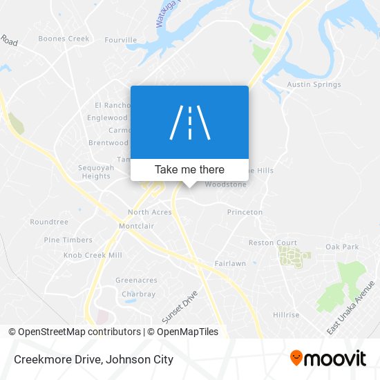 Creekmore Drive map