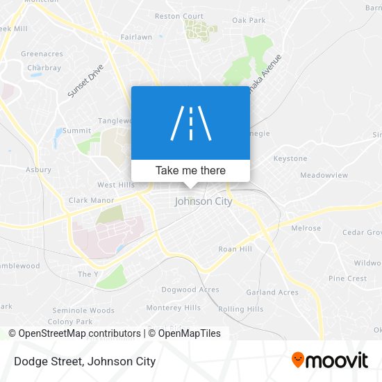 Mapa de Dodge Street