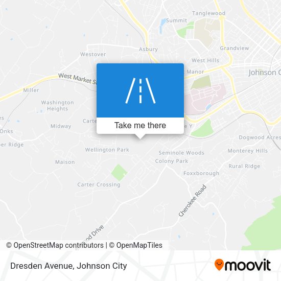 Mapa de Dresden Avenue