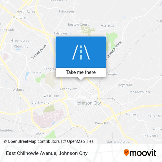 East Chilhowie Avenue map