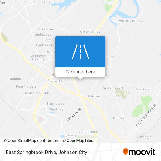 Mapa de East Springbrook Drive