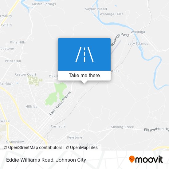 Mapa de Eddie Williams Road
