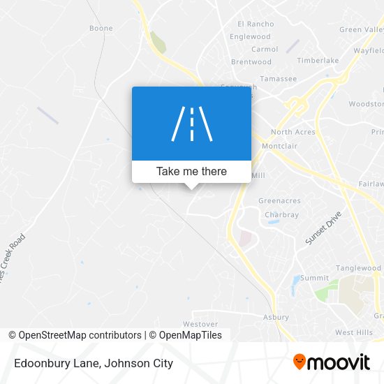 Edoonbury Lane map