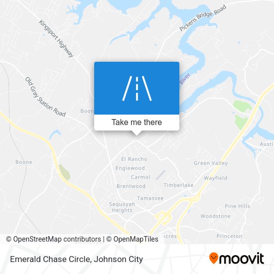 Emerald Chase Circle map