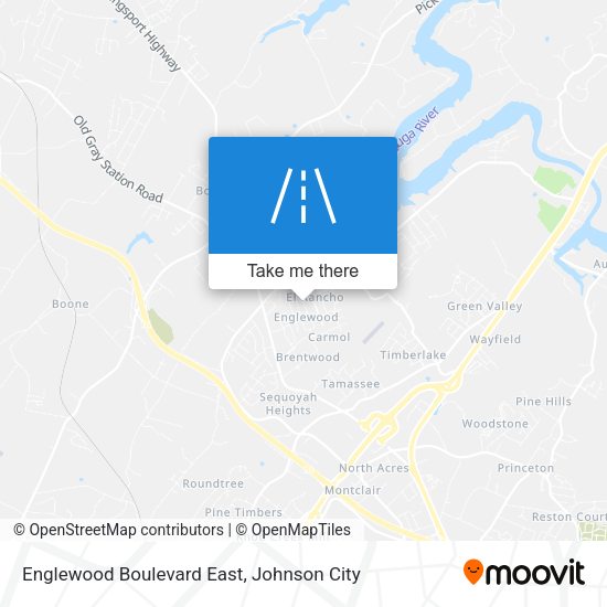 Mapa de Englewood Boulevard East