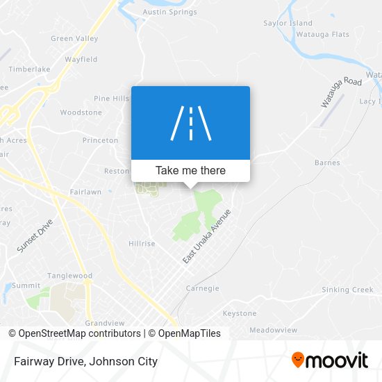 Mapa de Fairway Drive