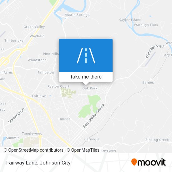 Mapa de Fairway Lane
