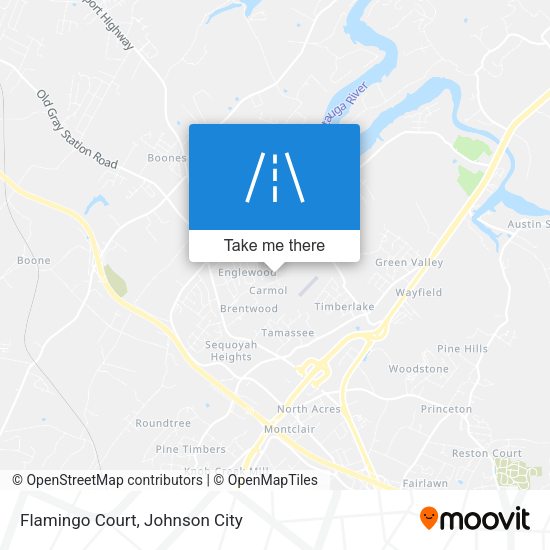 Flamingo Court map
