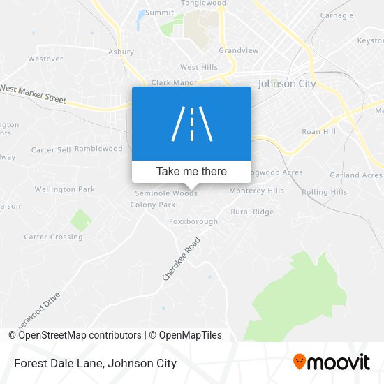 Forest Dale Lane map