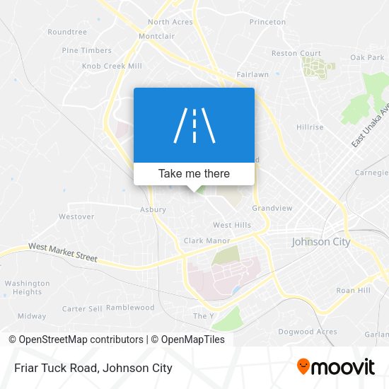 Mapa de Friar Tuck Road