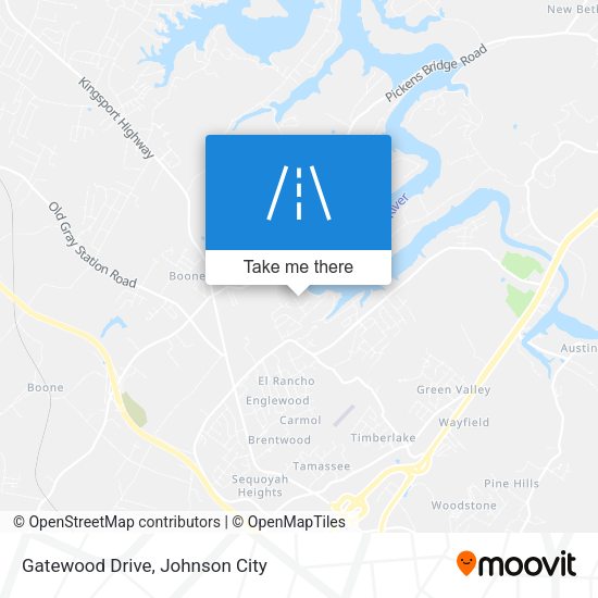 Gatewood Drive map