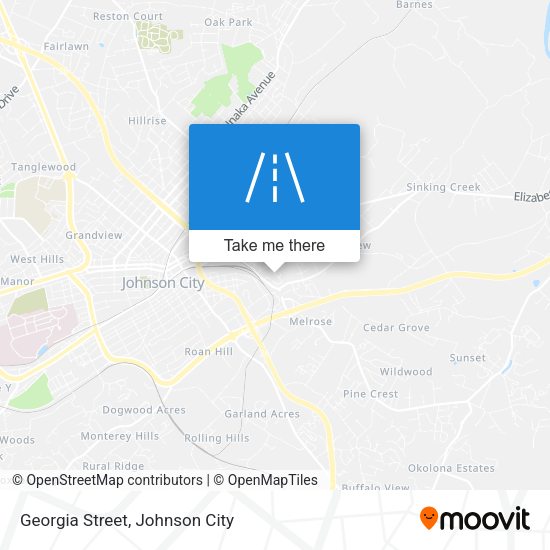 Mapa de Georgia Street