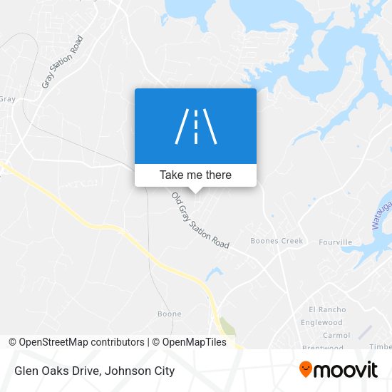 Glen Oaks Drive map