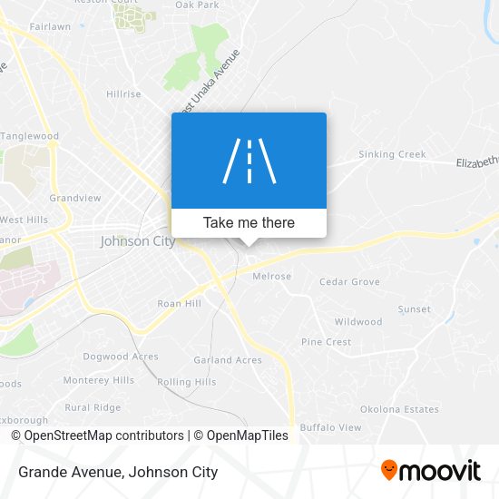 Grande Avenue map