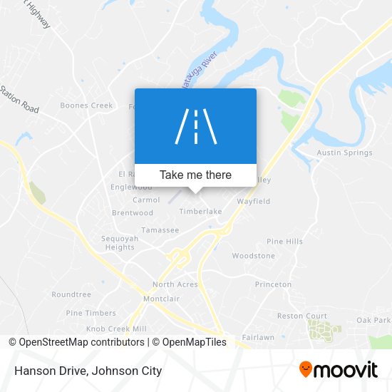 Mapa de Hanson Drive