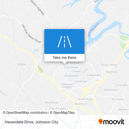 Mapa de Havendale Drive