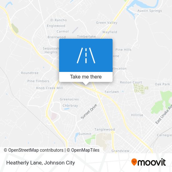 Mapa de Heatherly Lane