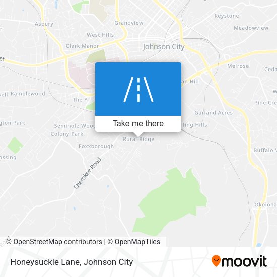 Mapa de Honeysuckle Lane