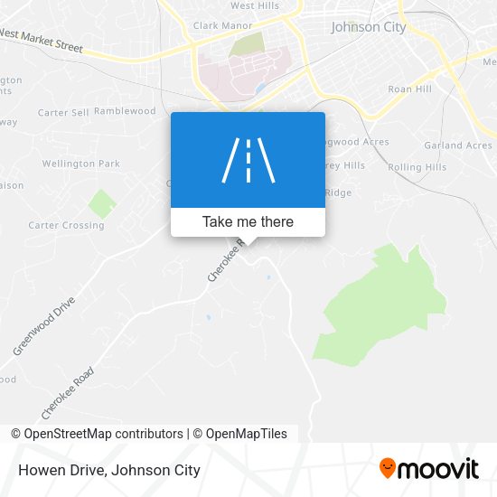 Mapa de Howen Drive