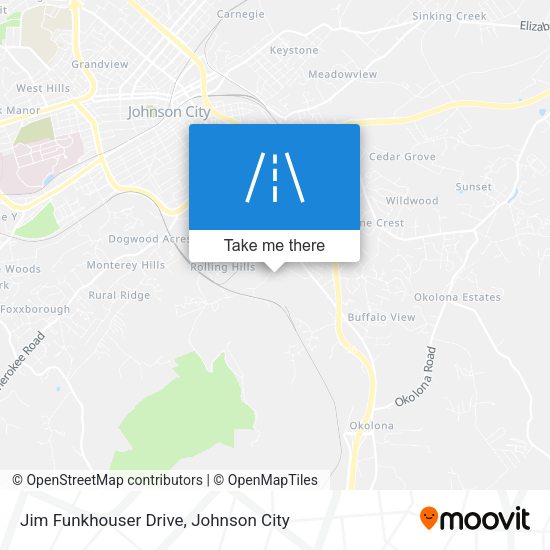 Mapa de Jim Funkhouser Drive