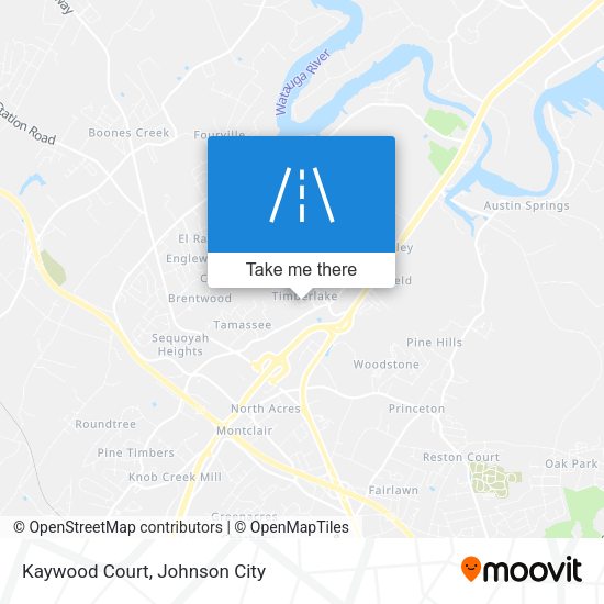 Mapa de Kaywood Court