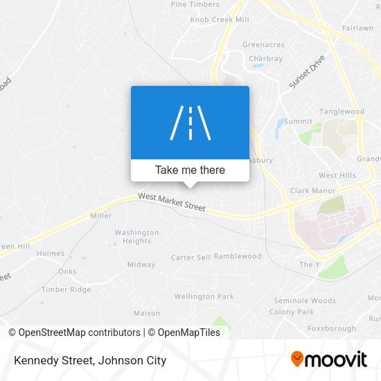 Kennedy Street map