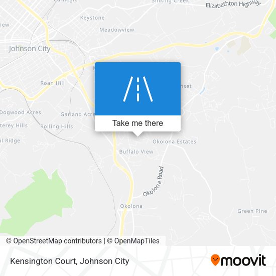 Kensington Court map