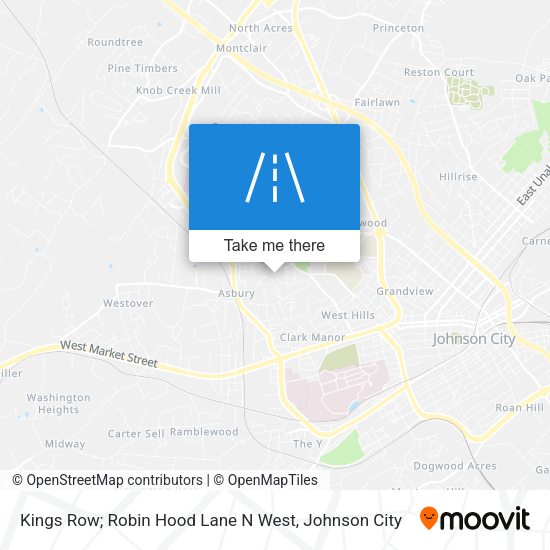 Mapa de Kings Row; Robin Hood Lane N West