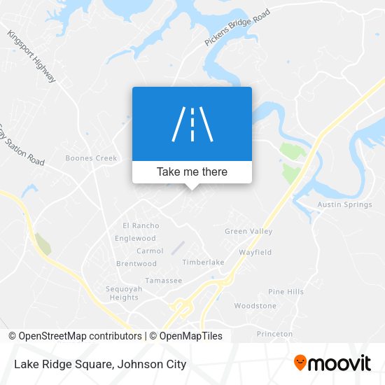 Lake Ridge Square map