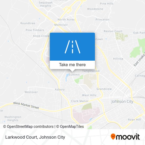 Larkwood Court map