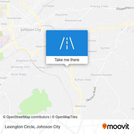Mapa de Lexington Circle