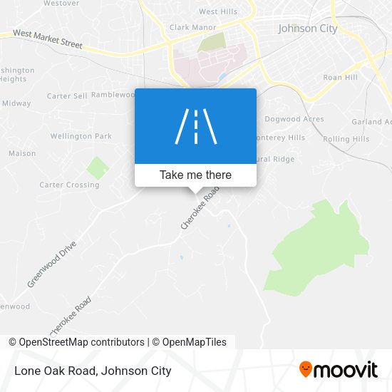 Lone Oak Road map