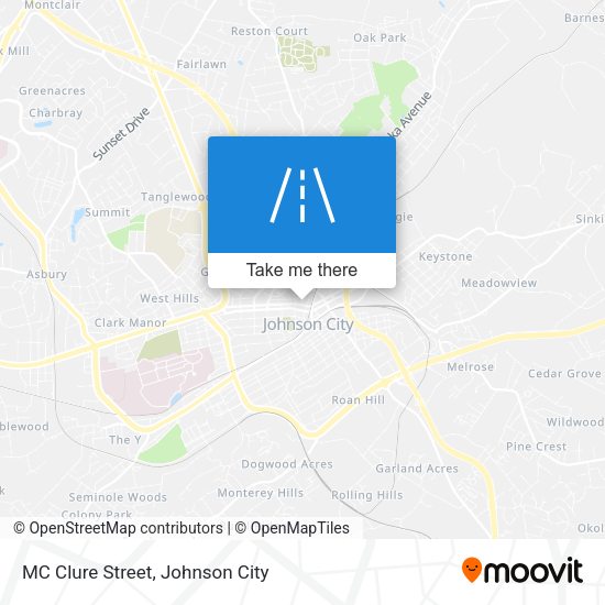 Mapa de MC Clure Street