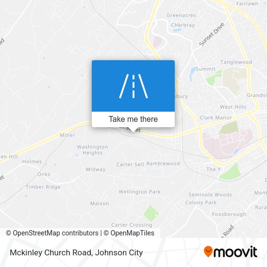 Mapa de Mckinley Church Road