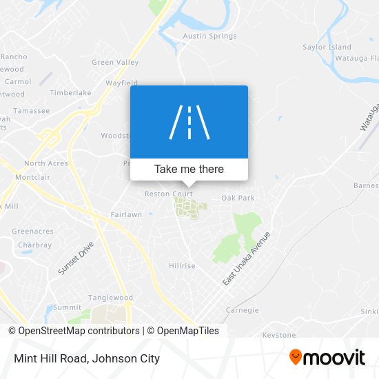 Mapa de Mint Hill Road
